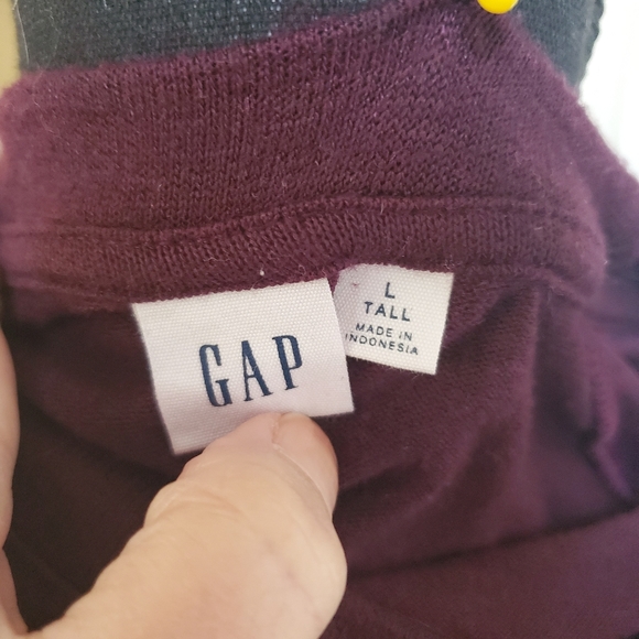 NWOT GAP VELOUR LONG SLEEVES WITH COTTON TEE - Picture 3 of 4